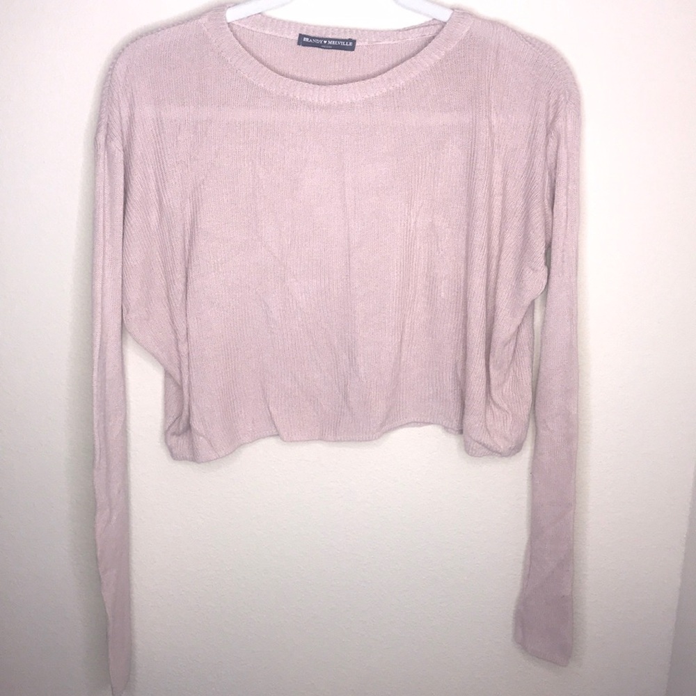 Brandy Melville Lightweight Crop Sweater